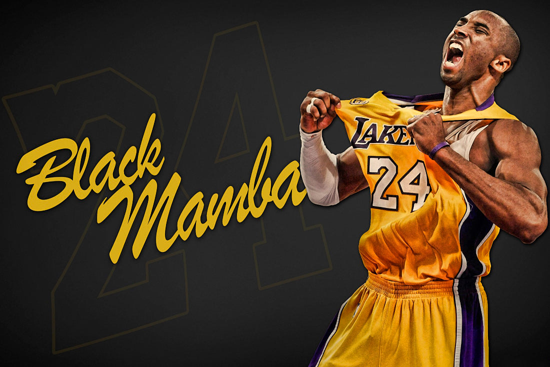 Kobe Bryant Black Mamba Artwork Poster | Uncle Poster