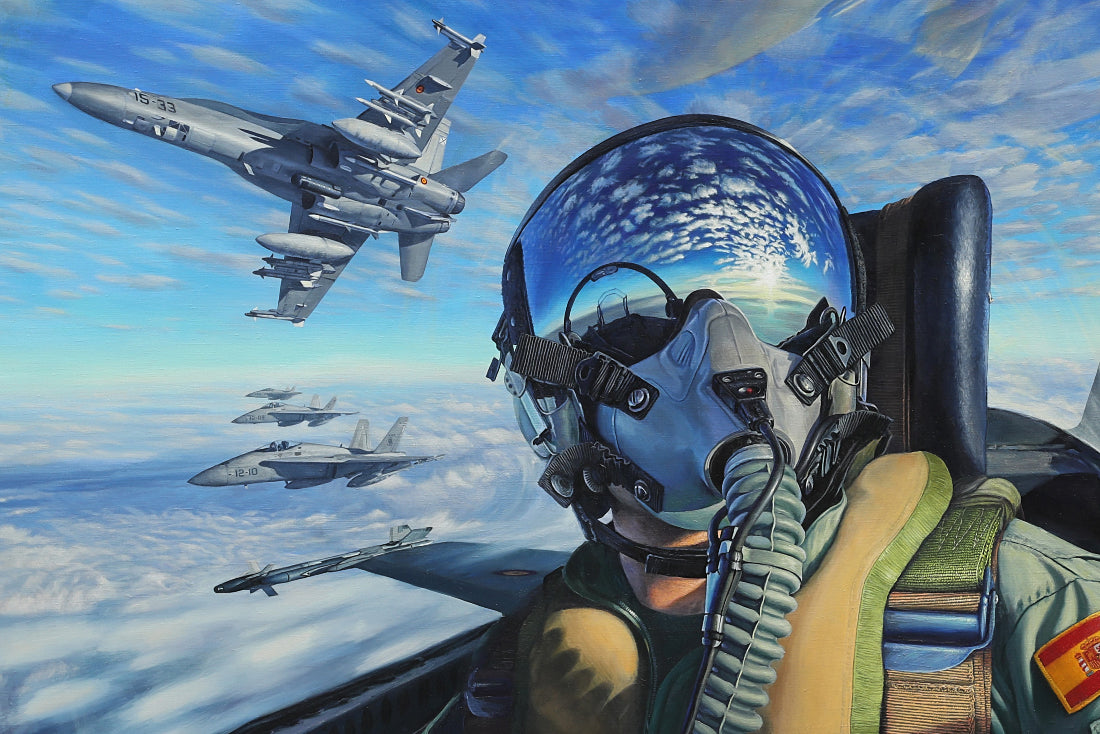 Pilot Jet Fighter ART Poster | Uncle Poster