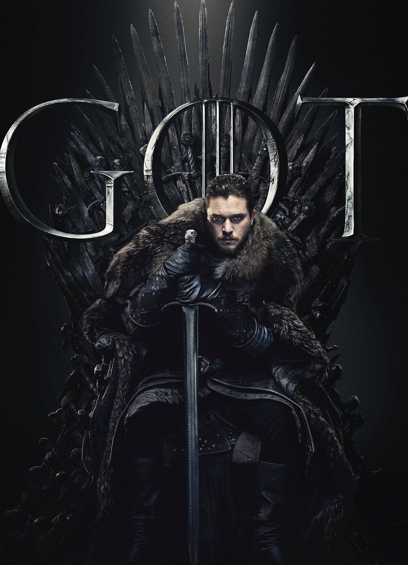 Jon Snow Kit Harington Game Of Thrones Season 8 Poster Uncle Poster