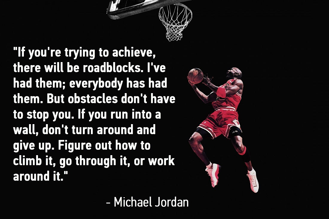 Elegant Michael Jordan Quotes Poster | Uncle Poster