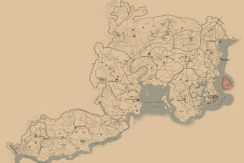 Red dead redemption 2 interactive map