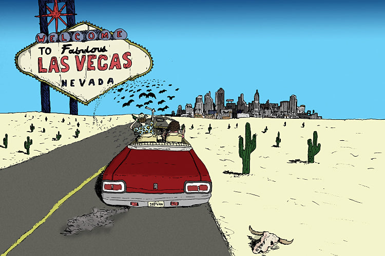 Fear And Loathing In Las Vegas Artwork Poster Uncle Poster