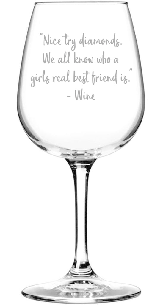 girly wine glasses