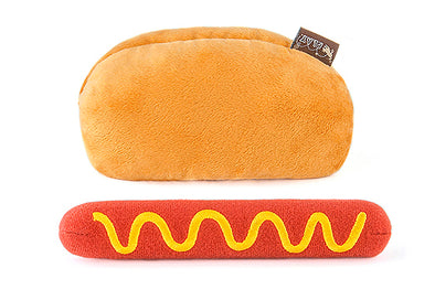 Frisco Plush Squeaking Hotdog Dog Toy