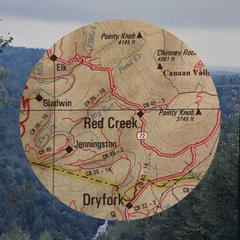 Red Creek Map