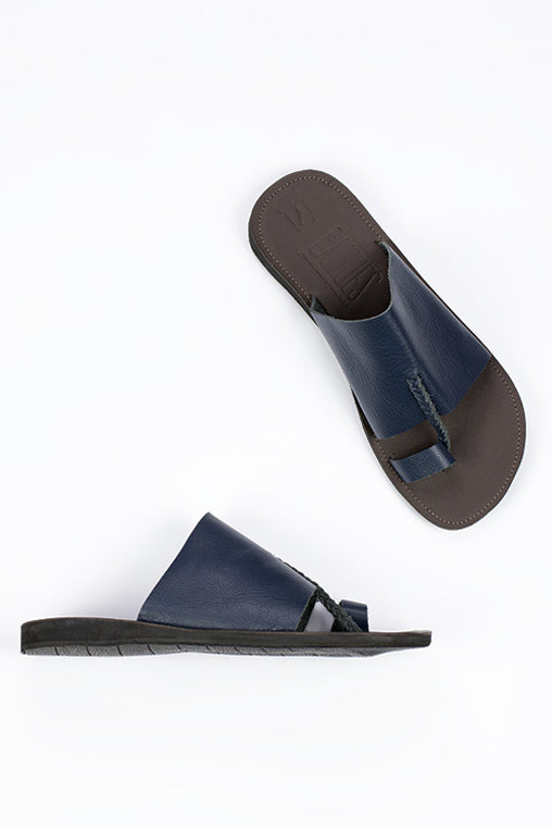 navy sandals