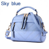 ZMQN Shoulder Bag Candy Colors/ Fashion/ Small Leather Crossbody Bags For Women Messenger Bag Girl Zipper