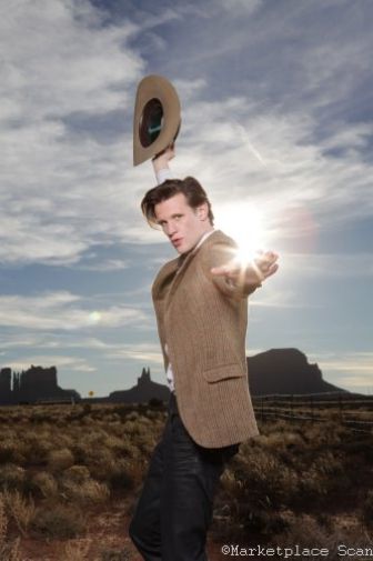 Doctor Who Poster 24x36 Matt Smith Cowboy Hat