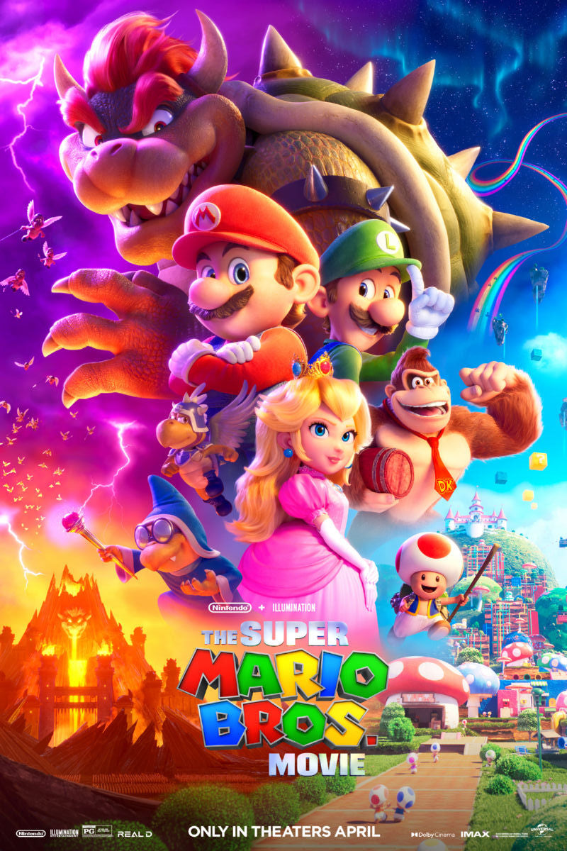 Super Mario Bros Movie Poster 24x36 24inx36in