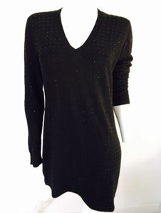 michael kors black sweater dress