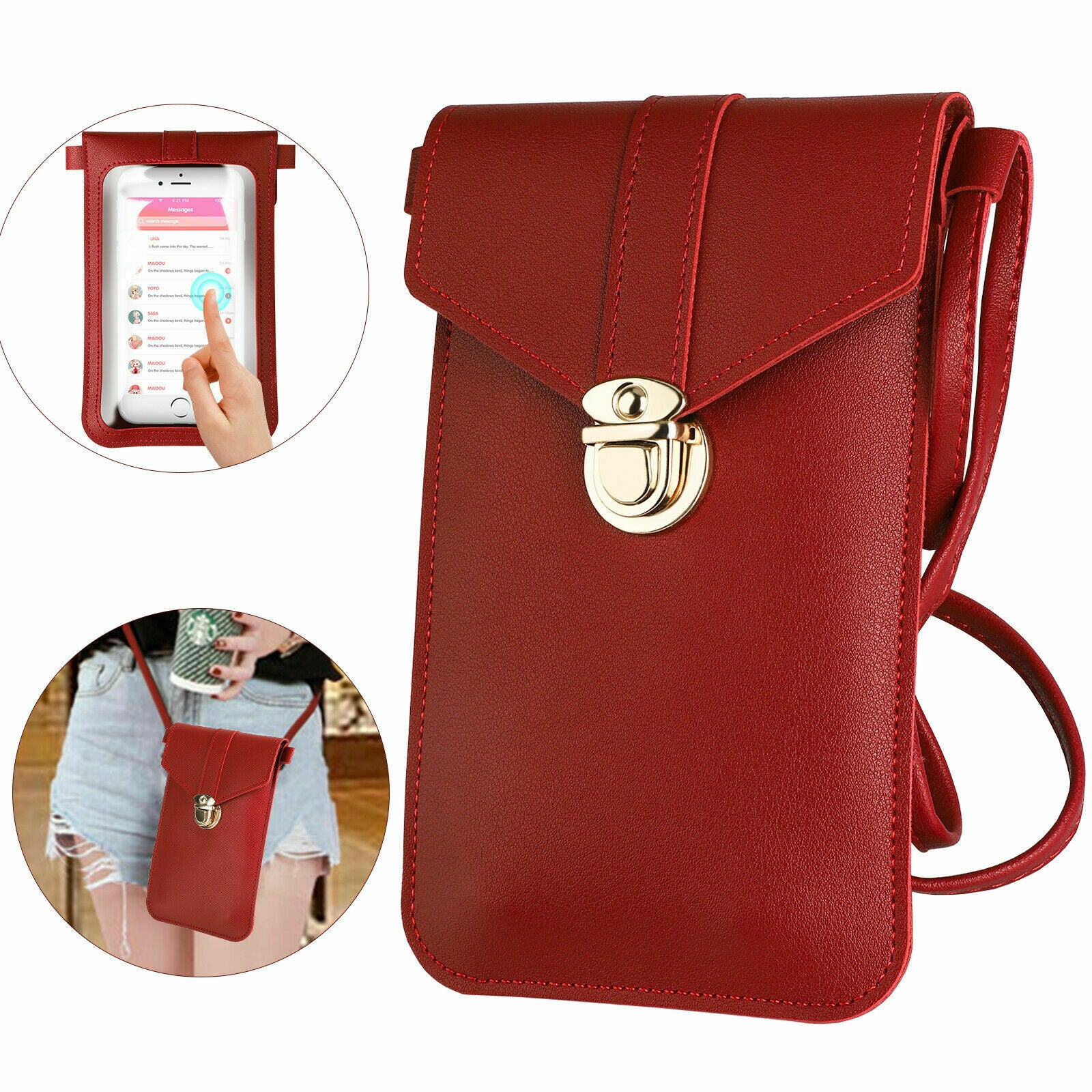 get touch screen purse reviews