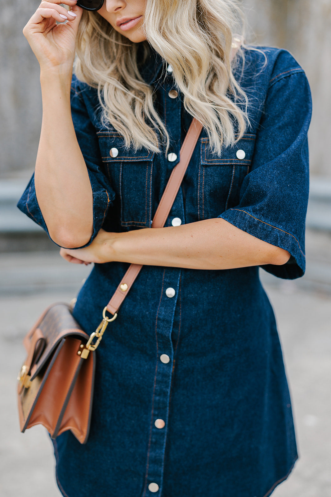 Torah Dress - Navy Denim