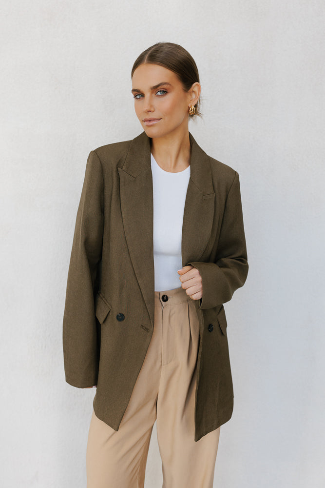 Ussie Blazer - Khaki