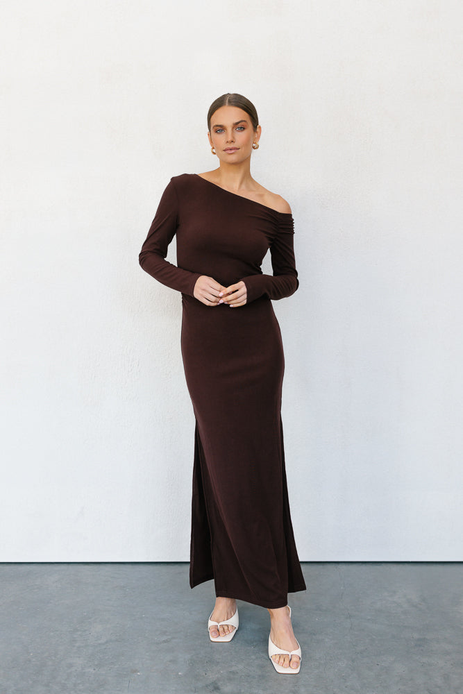 Vivi Dress - Deep Brown