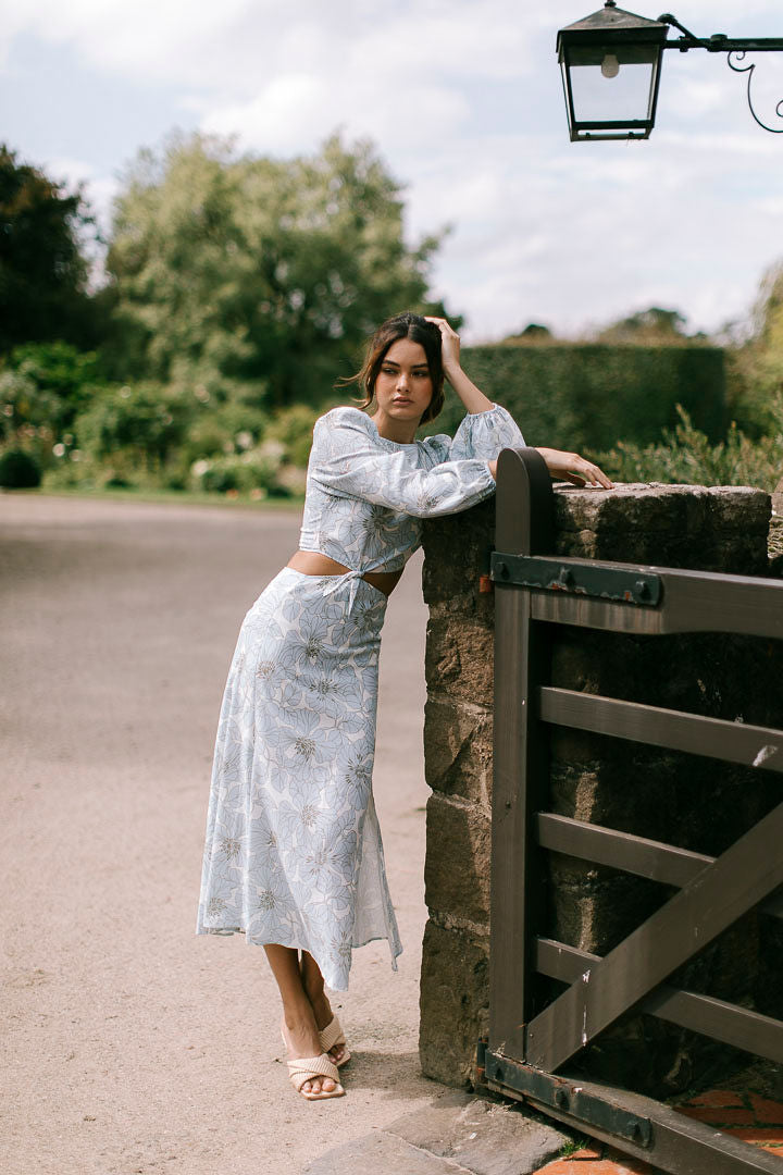 Boston Dress - Blue Floral