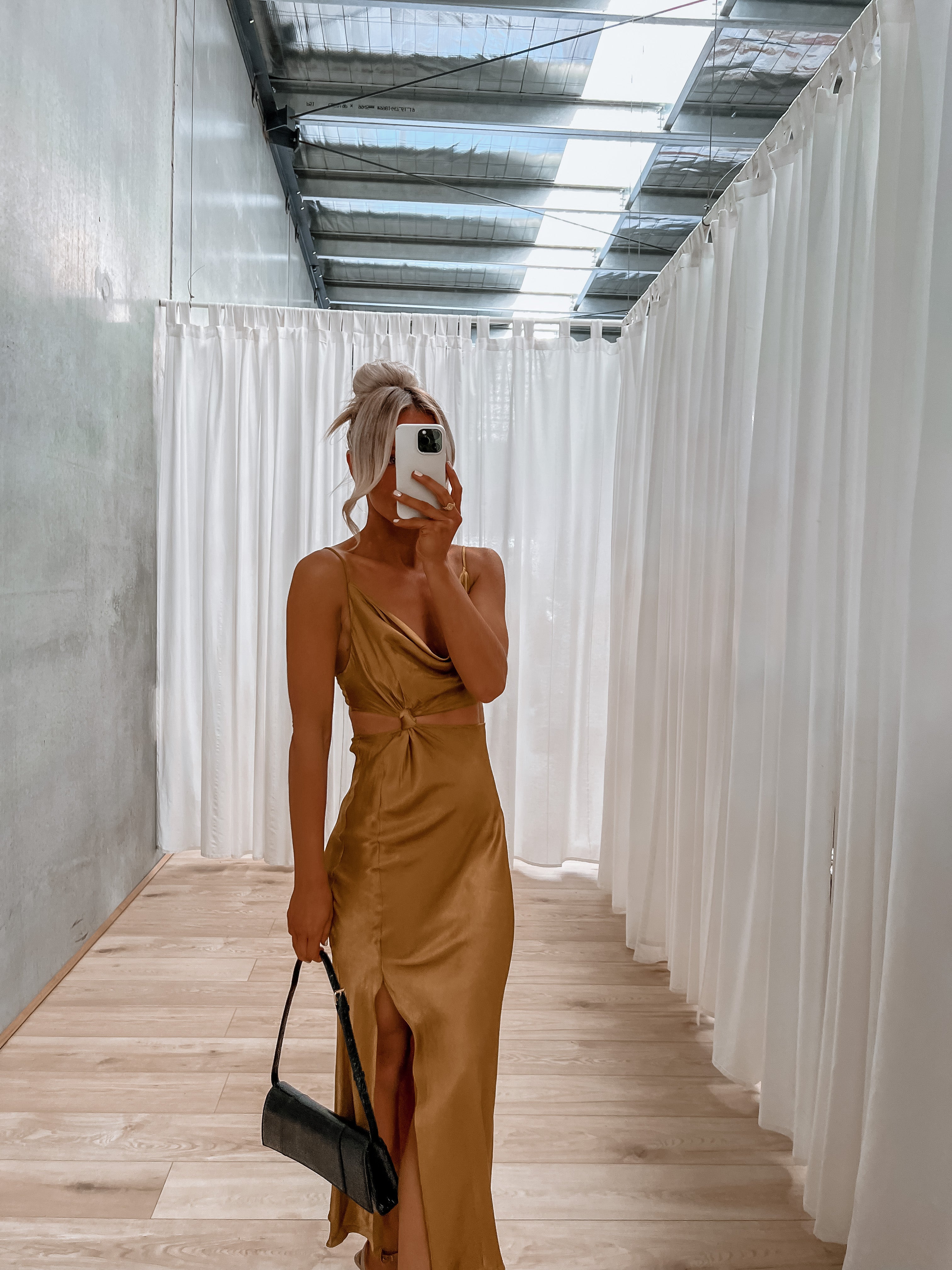 Ezra Dress - Golden Tan