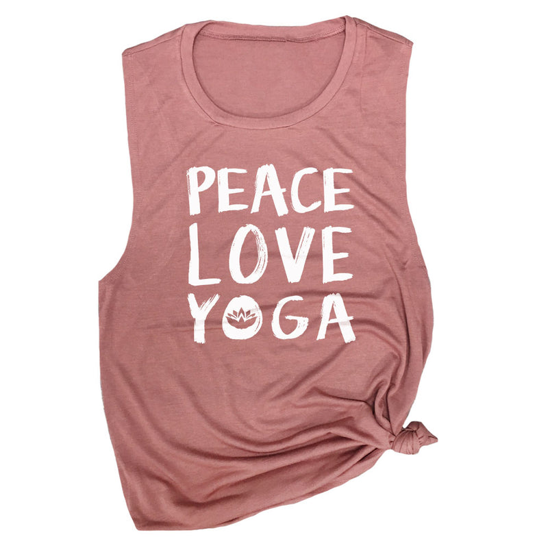 Love Yoga Muscle Peace Tee