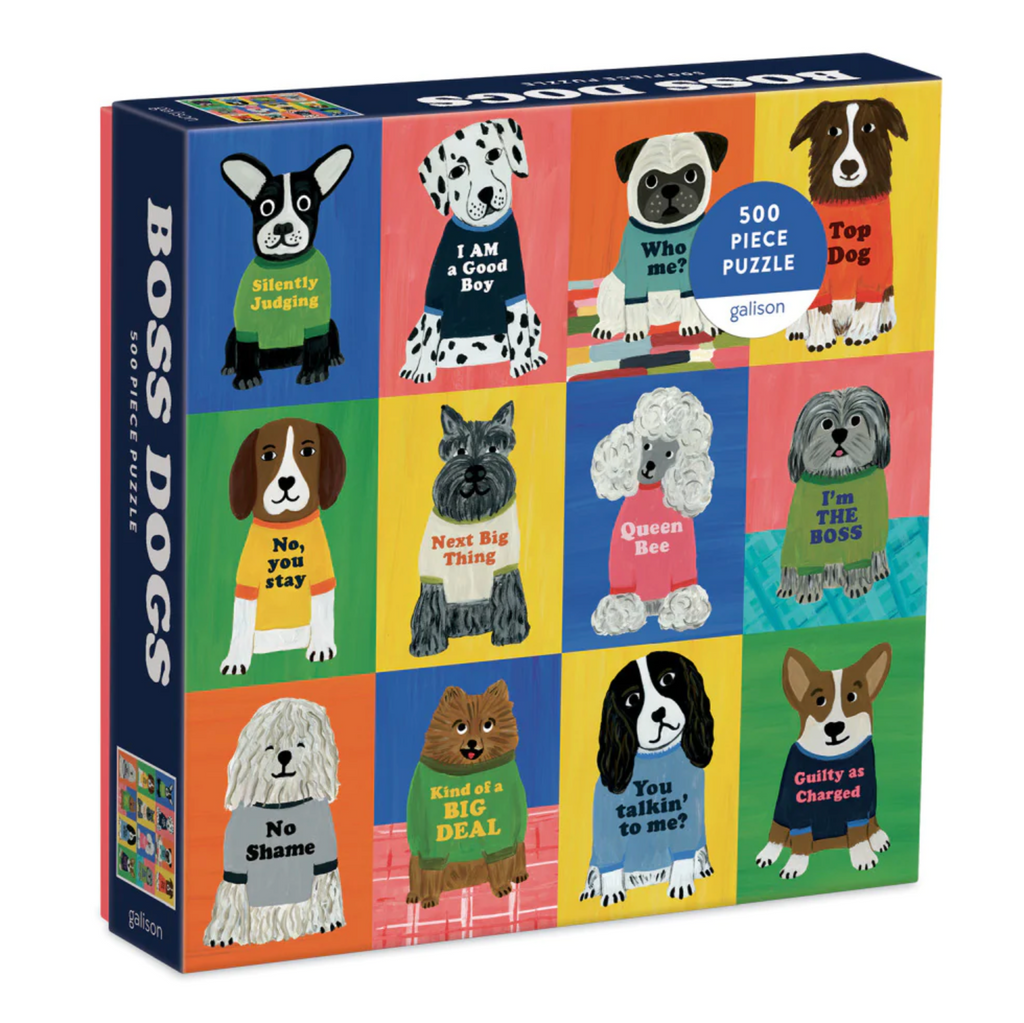 Paper Dogs 750 Piece Shaped Puzzle – Galison