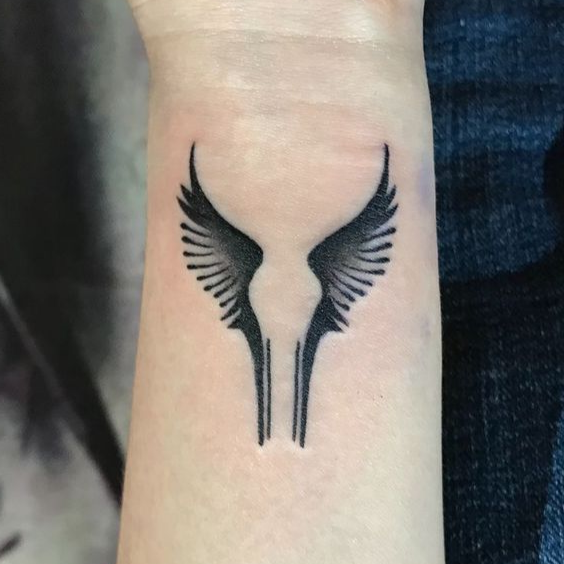 Crazy Ink Tattoo  Body Piercing Raipur  The Valkyrie wings tattoo is  great for women for those interested in Norse mythology or for anyone of  Norse heritage Within Norse mythology the