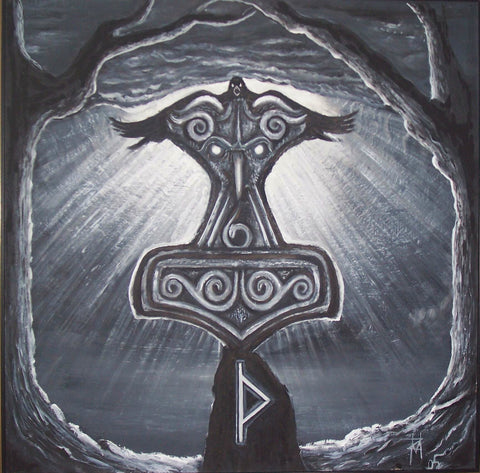 Image of Mjolnir Thor's Hammer Viking Mythology