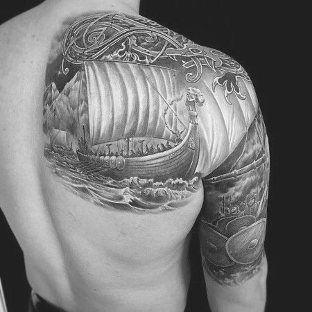 90 Incredible Viking Shoulder Tattoos  Tattoo Designs  TattoosBagcom