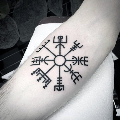 Viking Compass Tattoo Meaning Finding Direction and Strength  Impeccable  Nest