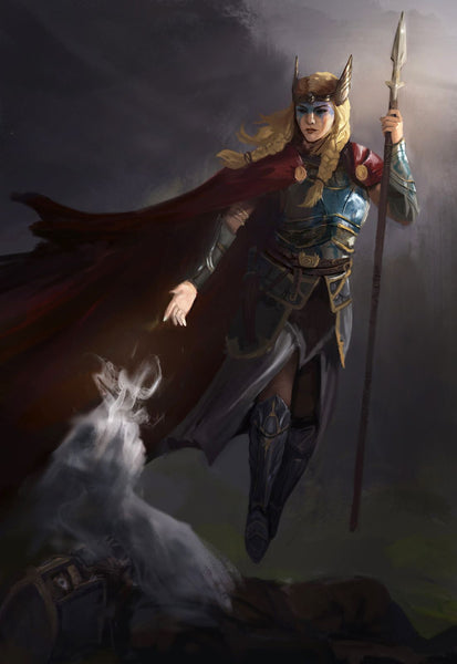 Viking Valkyrie was the female helping spirit of Odin the Allfather 