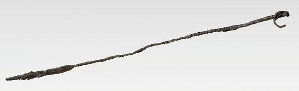 The wand of the volva buried in Fyrkat Denmark