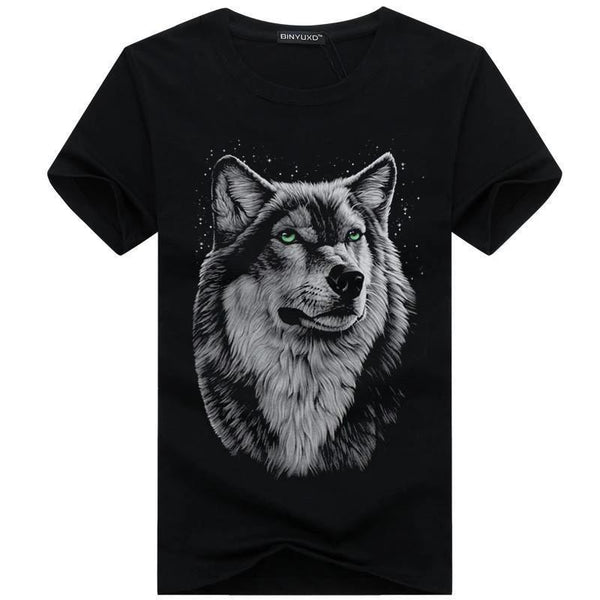 3D White Wolf T-shirt – BaviPower