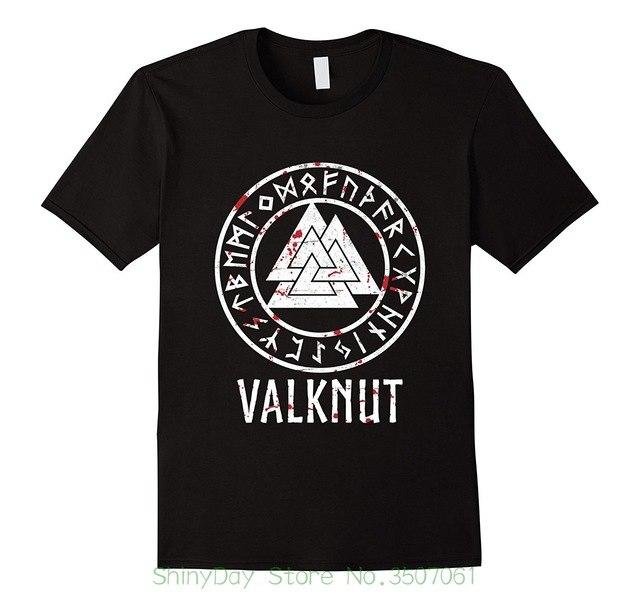 BaviPower Viking T-shirt Runic Bloody Valknut