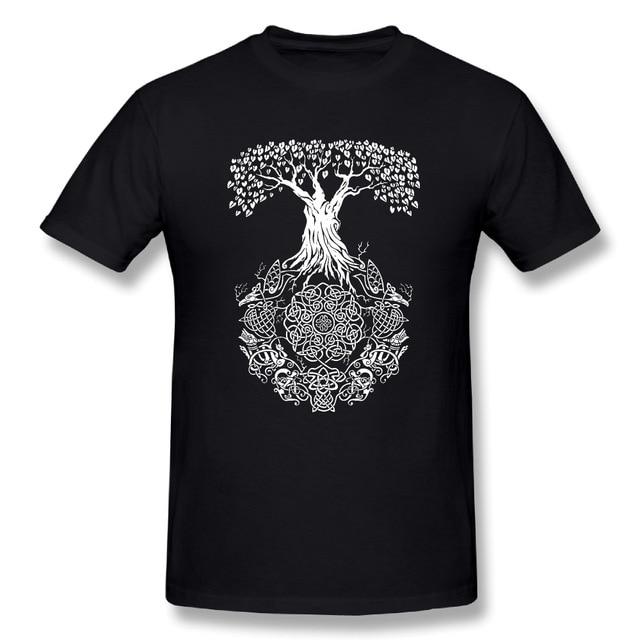 BaviPower Viking T-shirt Yggdrasil the Tree of Life