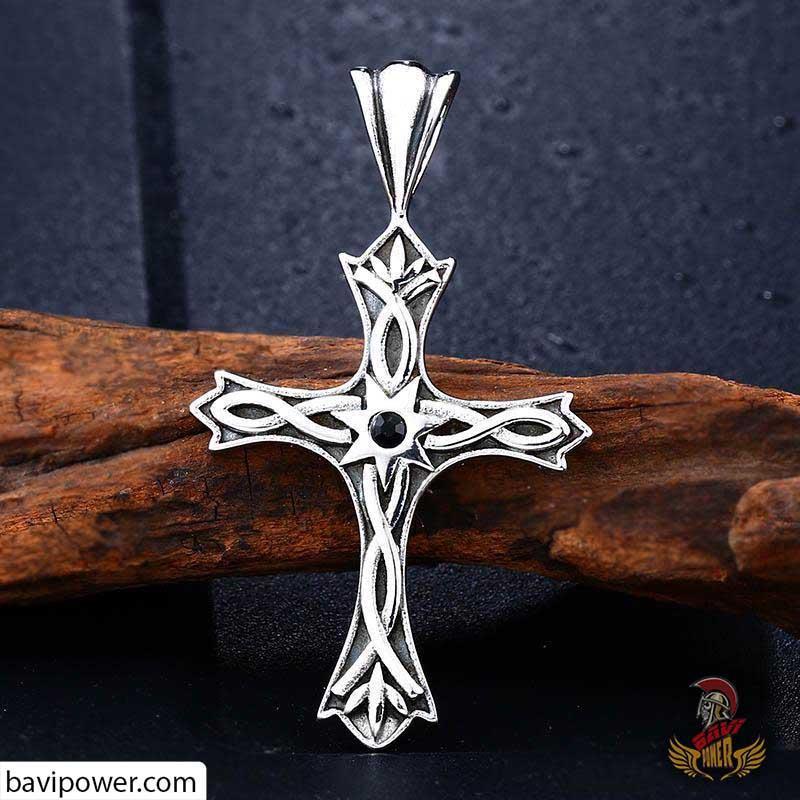 Celtic Knot Cross Pendant Necklace BaviPower   Bavipower Viking Jewelry Celtic Knot Cross Pendant Necklace Necklace Bavipower Stainless Steel 5 1024x1024 