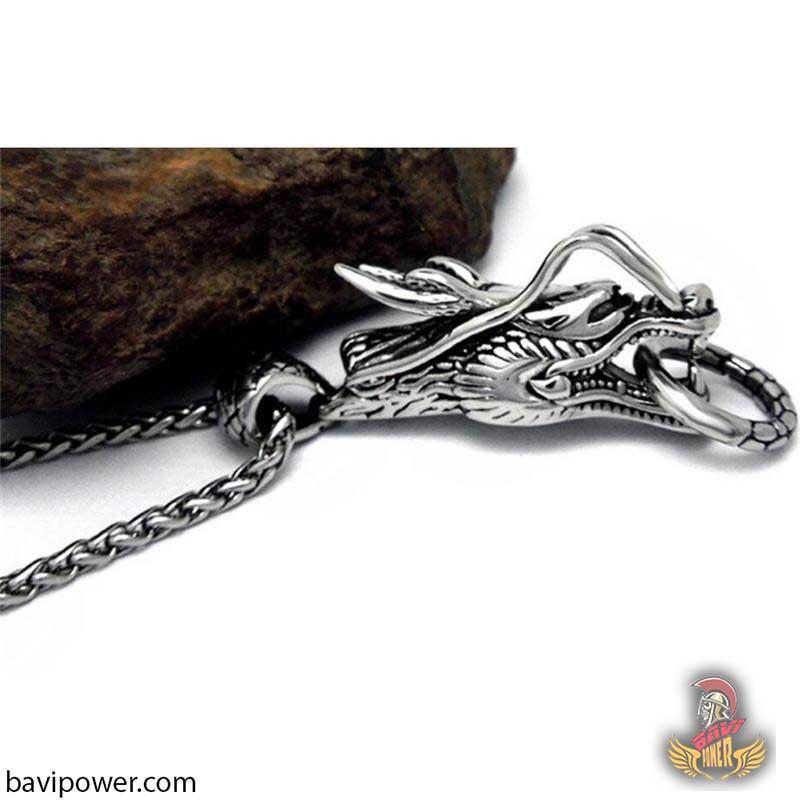 Dragon Head Pendant Necklace – BaviPower
