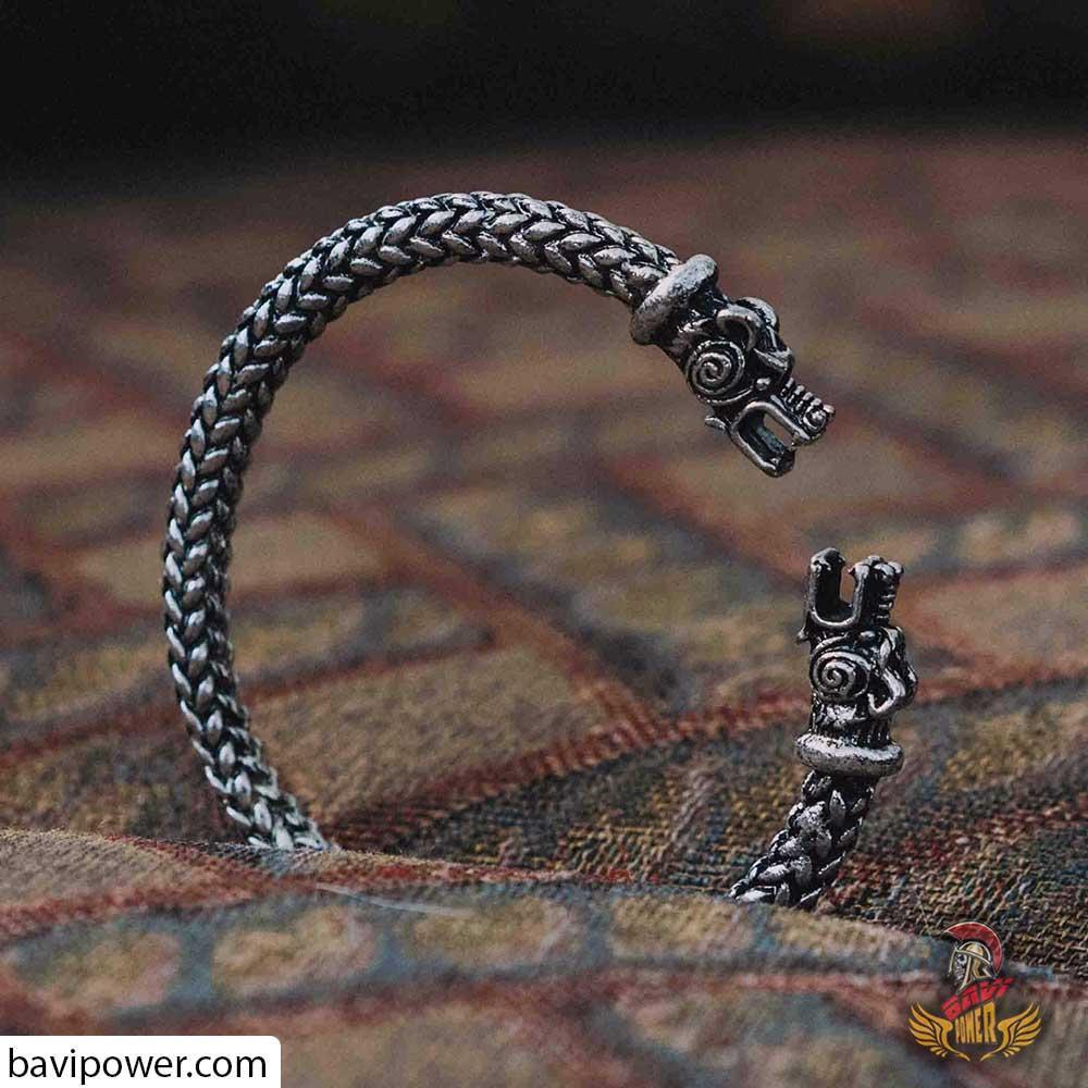 Viking Wolf Head Bracelet VK – BaviPower