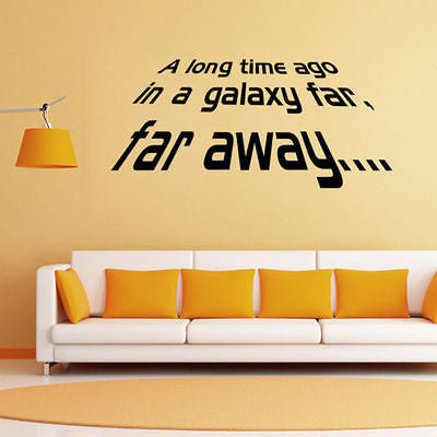 Removable Star Wars Story Quote Wall Stickers Vinyl Wall Decals ... Removable Star Wars Story Quote Wall Stickers Vinyl Wall Decals ...