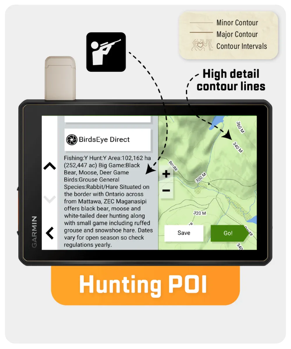 Quebec Backroad GPS Map (8GB SD Card) | Garmin Compatible Navigation - Image 4