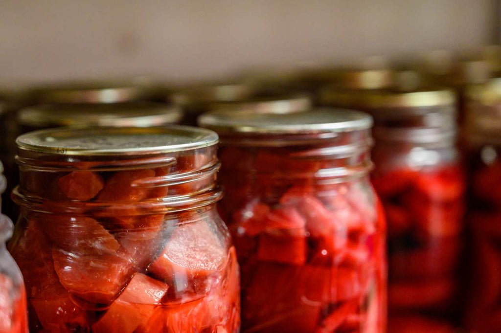 Canned fruits for preppers 