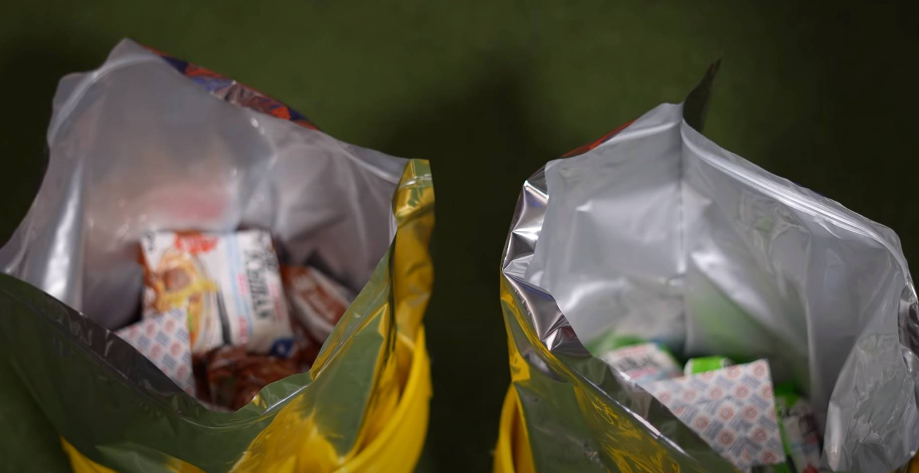 Mylar bags in buckets for food storage