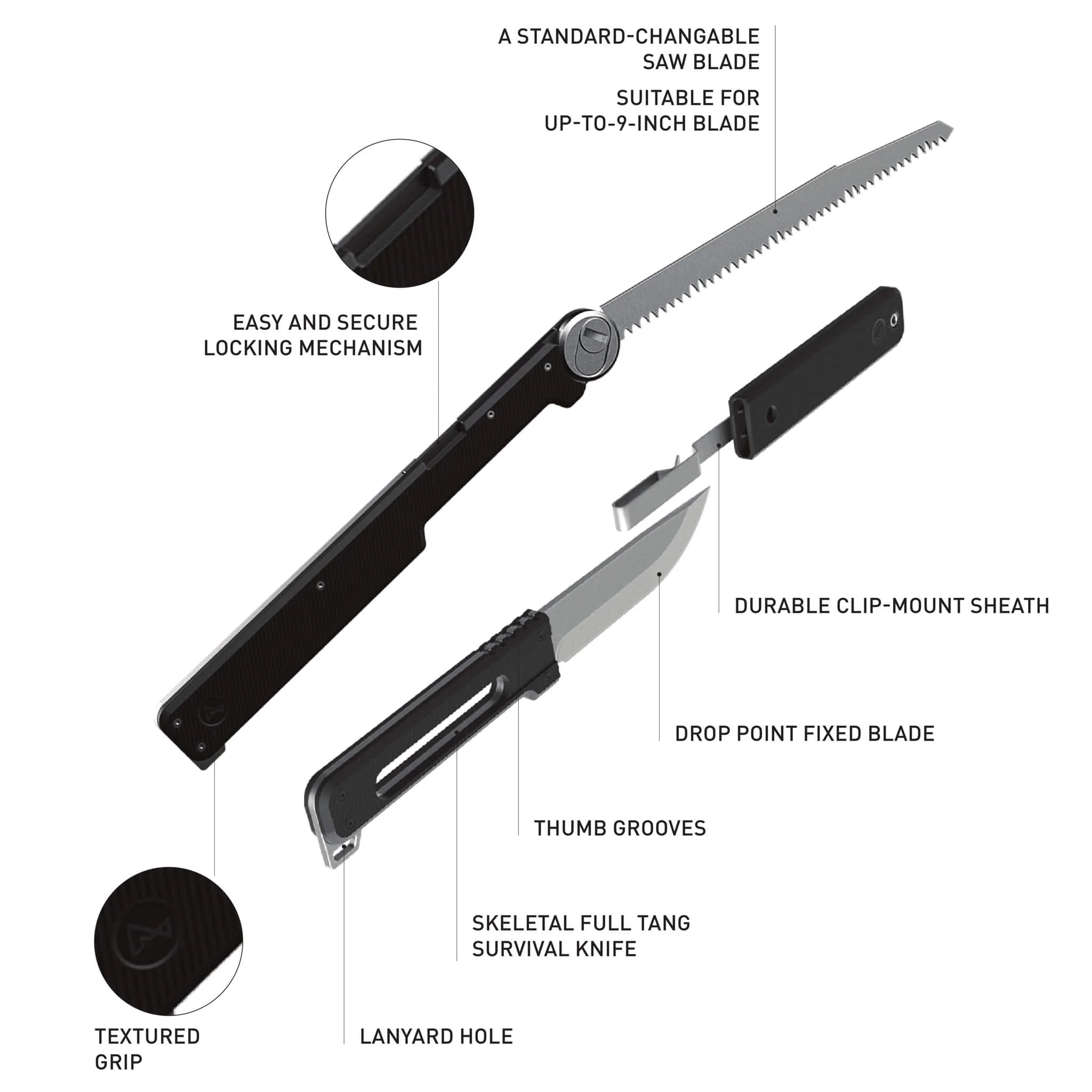 ACLIM8 Combar PRO Titanium Serrated - Image 4