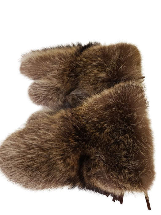Men's - Raccoons Fur Mitts (Made in Canada) — Canadian Preparedness