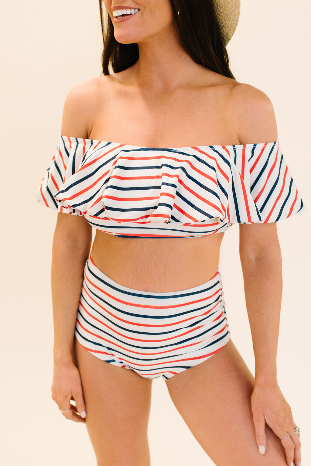 ruffle swimsuit top