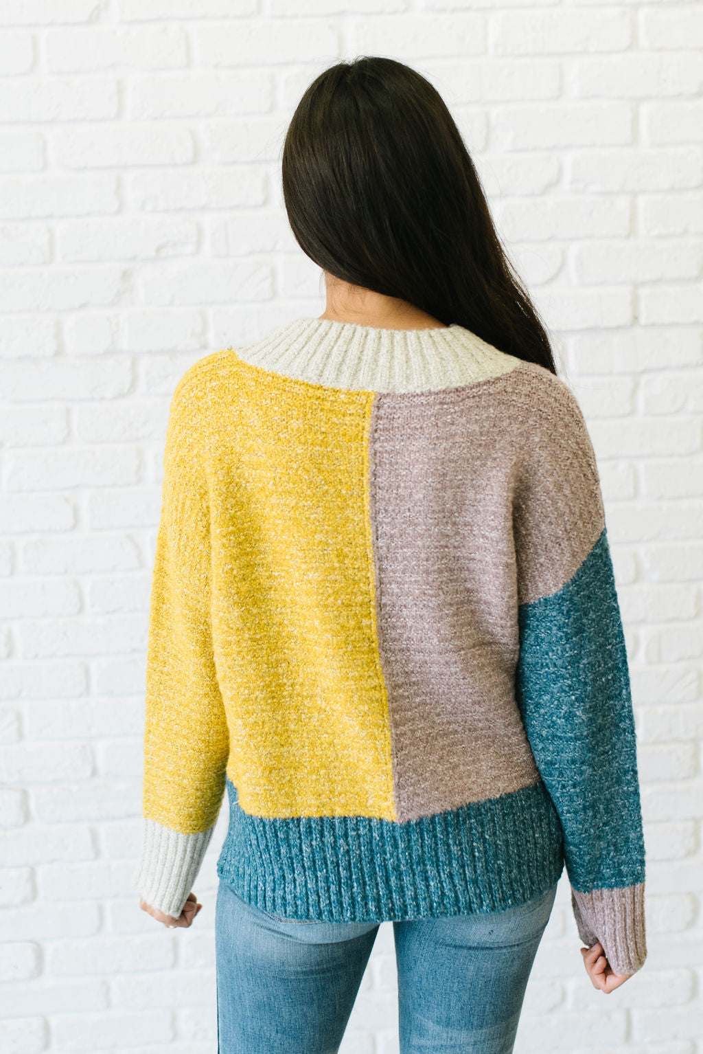 block sweater