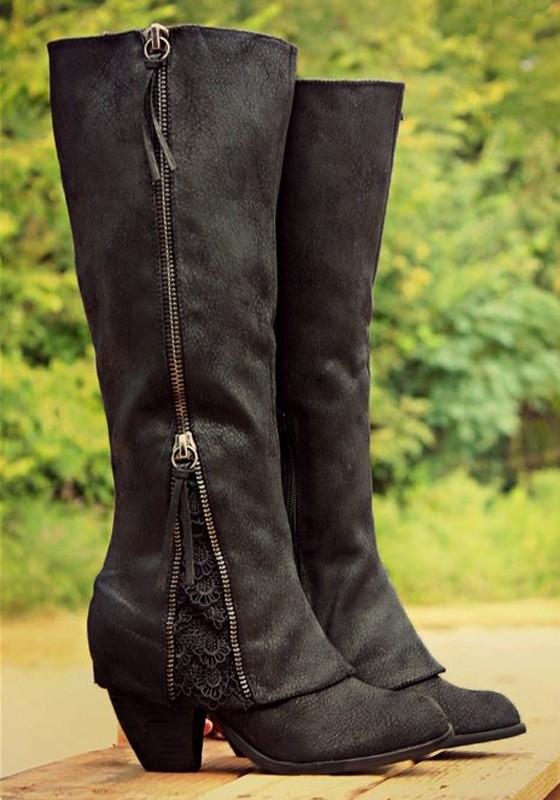 casual mid calf boots