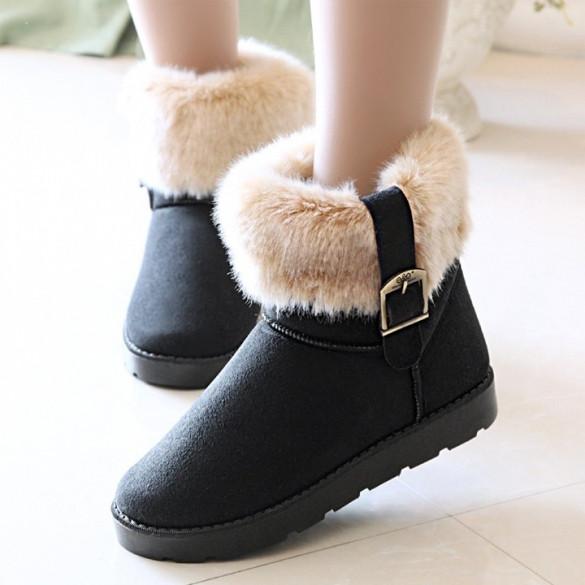 Women's Snow Boots Ankle Boots Warm Shoes – May Your Fashion