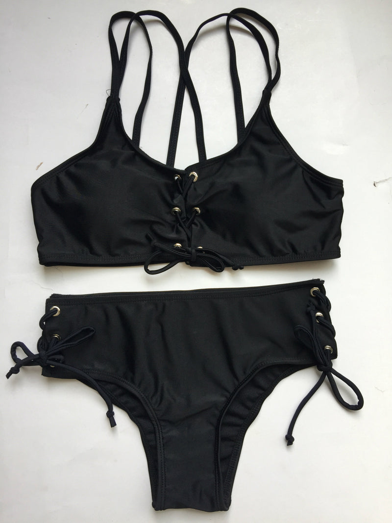Strappy Skinny Heloma Bikini Set – May Your Fashion
