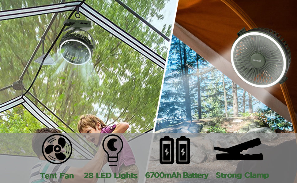 Portable camping fan