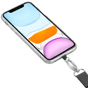 Phone lanyard allows accessing any charging port