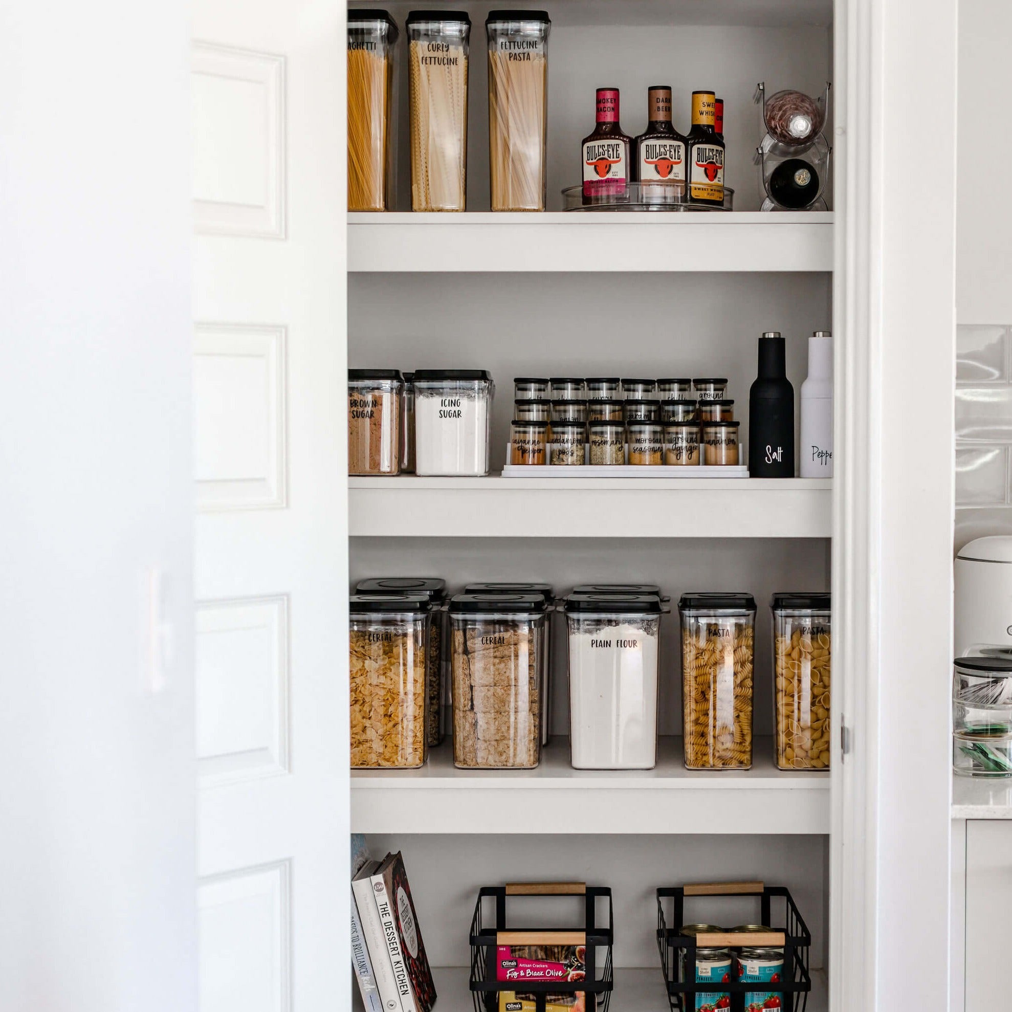 Download These Free Printable Jar Labels to Organize Your Kitchen Pantry -  Brit + Co