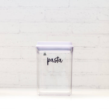 3.2L - White Push Top Pantry Container – Pretty Little Designs Pty Ltd