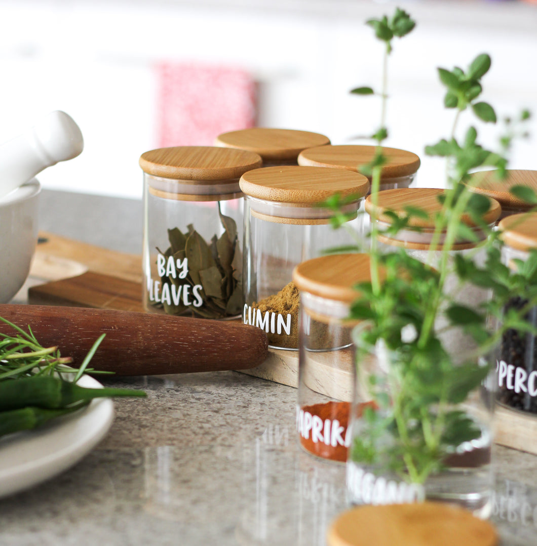 herb and spice containers